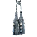 11" ORSAY SILK DOUBLE TASSEL TIEBACK