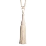 LA TERRE SINGLE TASSEL TIEBACK
