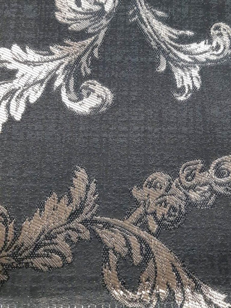 Ткань жаккард, цвет: серый, ADEKO Edera — 1806