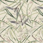 Ткань принт Daylight & Liontex Coose Chase — Mint Cream
