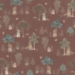 Ткань принт Daylight & Liontex Jaipur — Madder