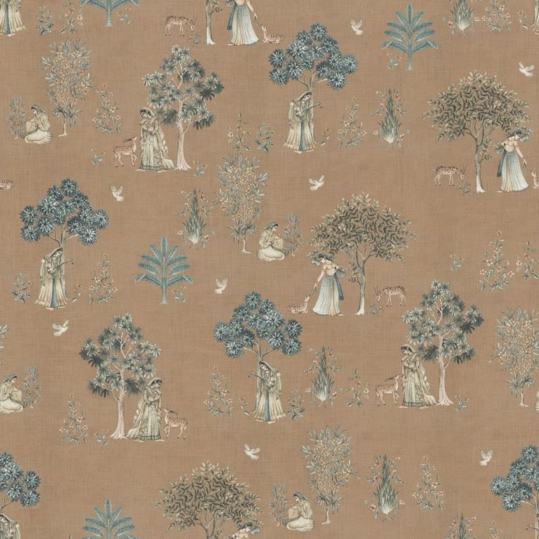 Ткань принт Daylight & Liontex Jaipur — Saffron