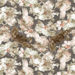 Ткань рогожка Daylight & Liontex Lush Bloom — Cedar