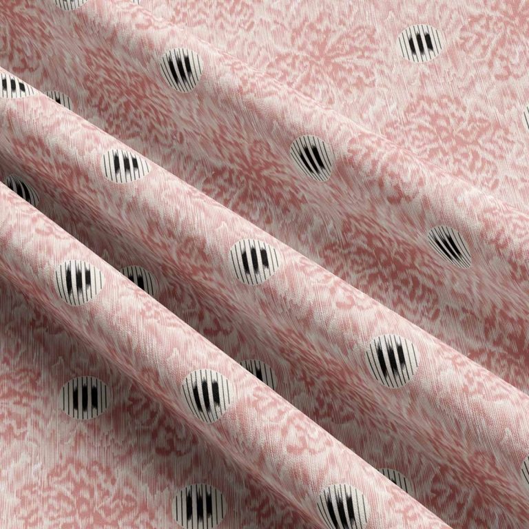 Ткань рогожка Daylight & Liontex Mirage — Salmon Pink