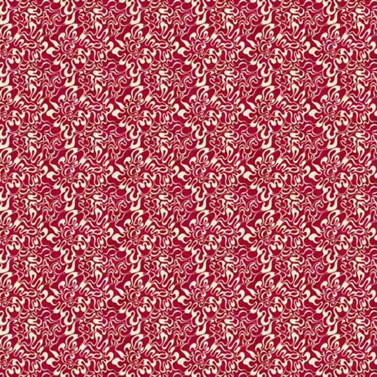 Ткань рогожка Daylight & Liontex Mystery — Ruby