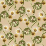 Ткань жаккард Daylight & Liontex Nouveau — Cherry Blossom