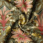 Ткань бархат Daylight & Liontex Pineapple — Gentle Red
