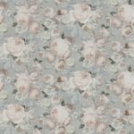 Ткань принт Daylight & Liontex Rose — Salmon