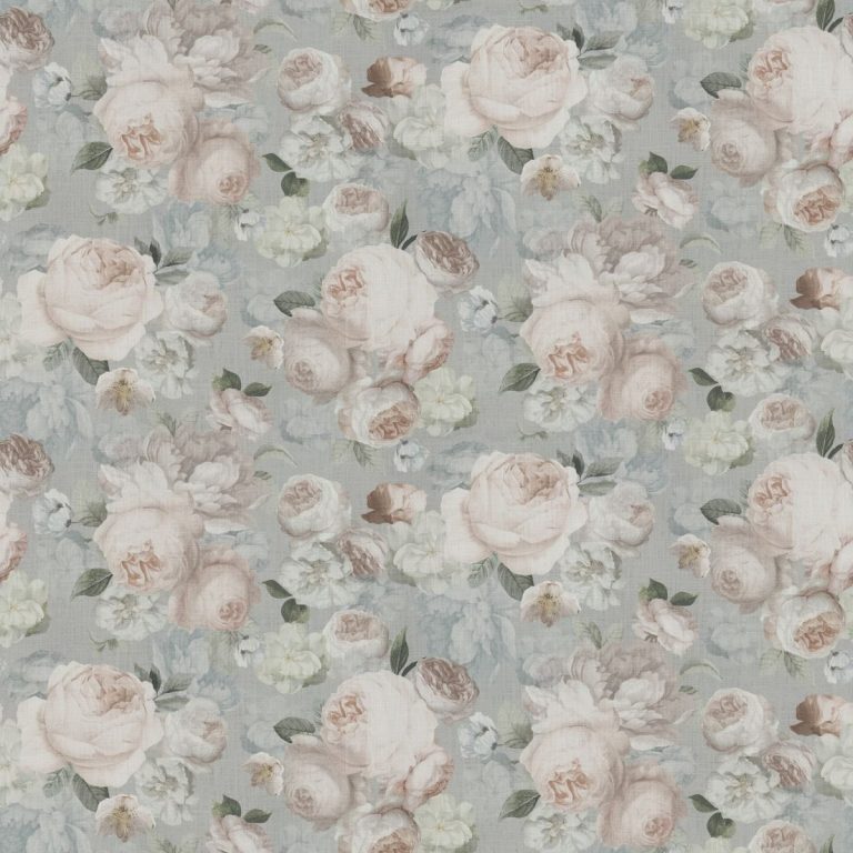 Ткань принт Daylight & Liontex Rose — Salmon