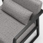 Ткань рогожка Daylight & Liontex Sorbetto — Charcoal
