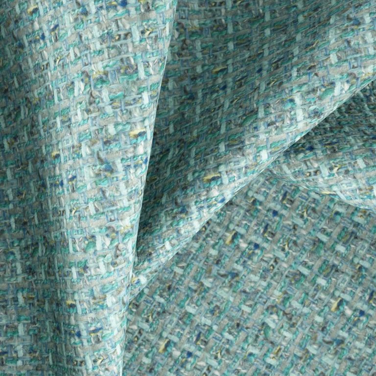 Ткань рогожка Daylight & Liontex Sorbetto — Turquoise