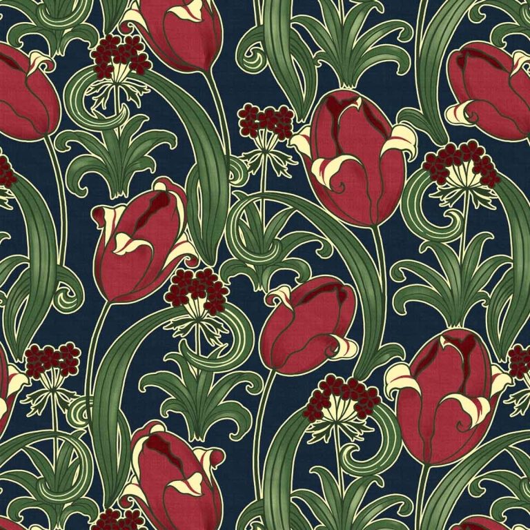 Ткань жаккард Daylight & Liontex Tulip — Wild River