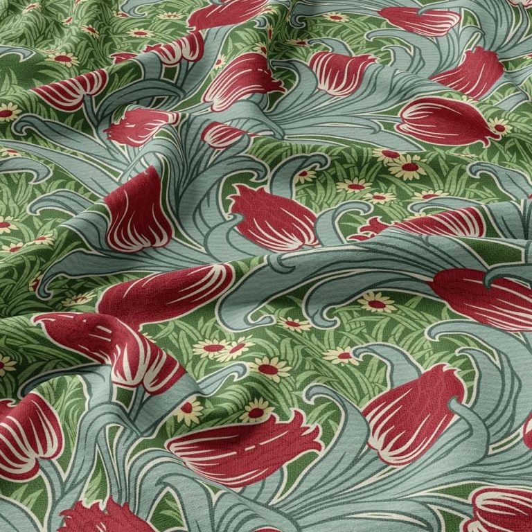 Ткань жаккард Daylight & Liontex Tulip Mantle — Mineral