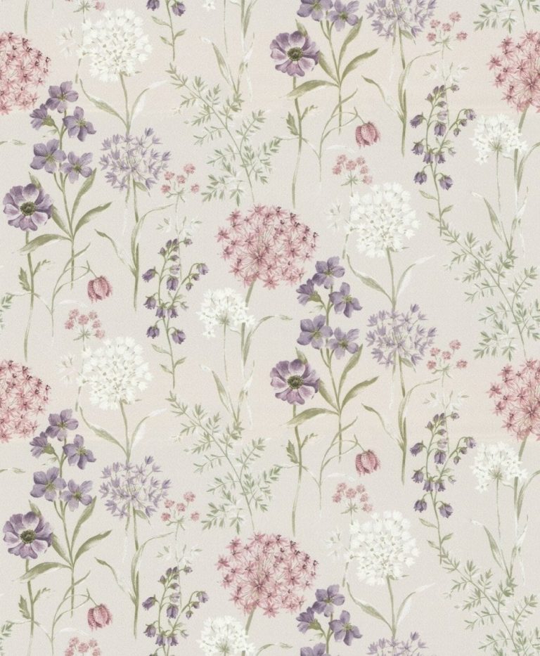 Ткань принт Daylight & Liontex Wildflower — Orchid