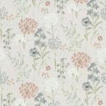 Ткань принт Daylight & Liontex Wildflower — Salmon