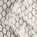 Ткань вуаль с вышивкой Daylight & Liontex Formentera - Silver