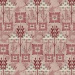 Ткань бархат Blooming Field Rose Dust от Daylight & Liontex
