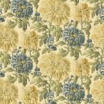 Ткань рогожка Daisy Golden от Daylight & Liontex