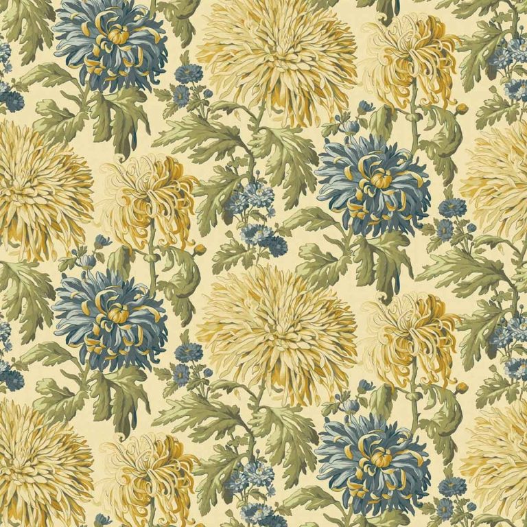 Ткань рогожка Daisy Golden от Daylight & Liontex