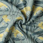Ткань рогожка Dandelion Golden от Daylight & Liontex