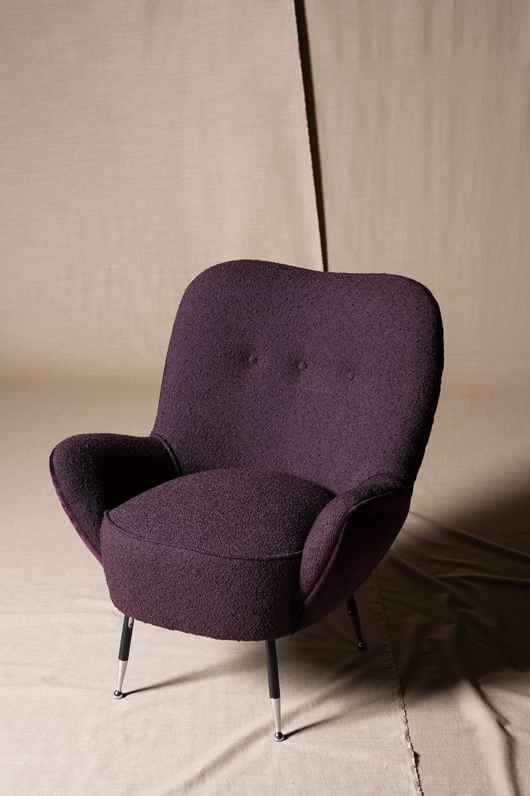 Ткань Dedar Lupo 005 plum, фото 3