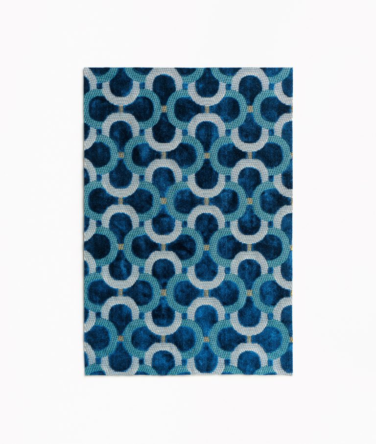 Ткань Dedar Scarabeo 004 bleu de Prusse