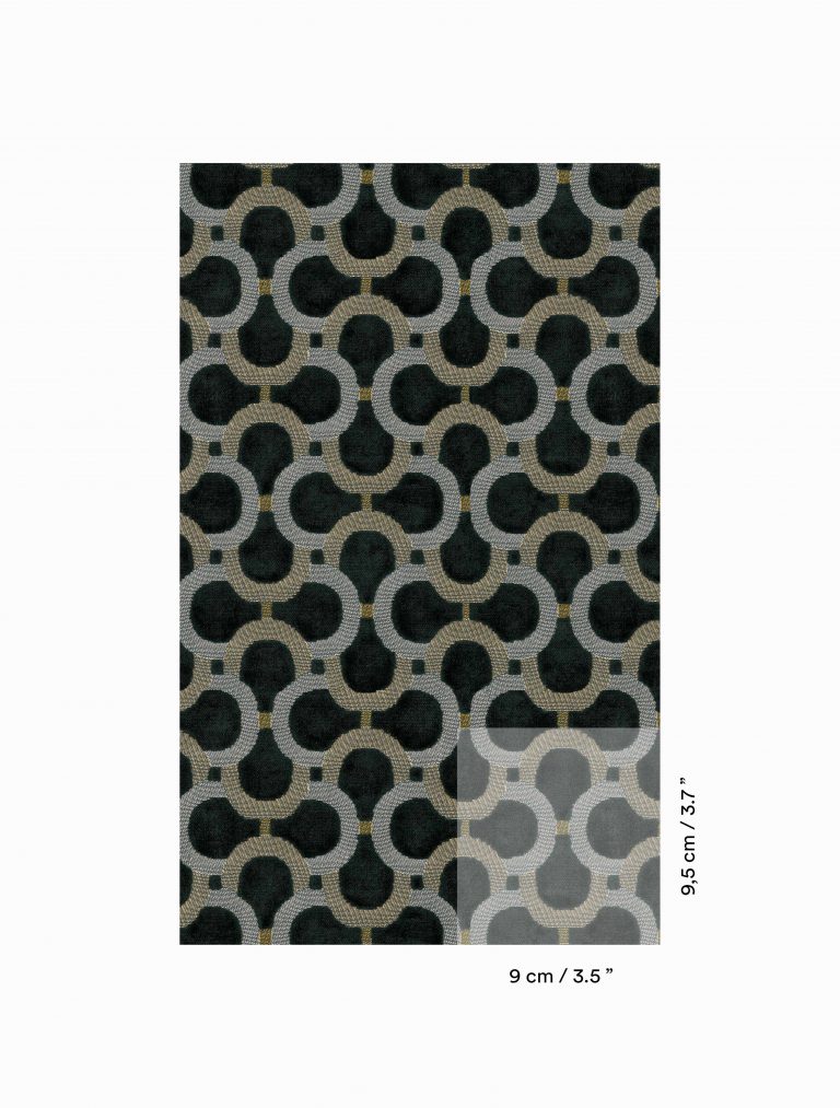 Ткань — Dedar — Scarabeo — 006 charcoal — 00T2101300006