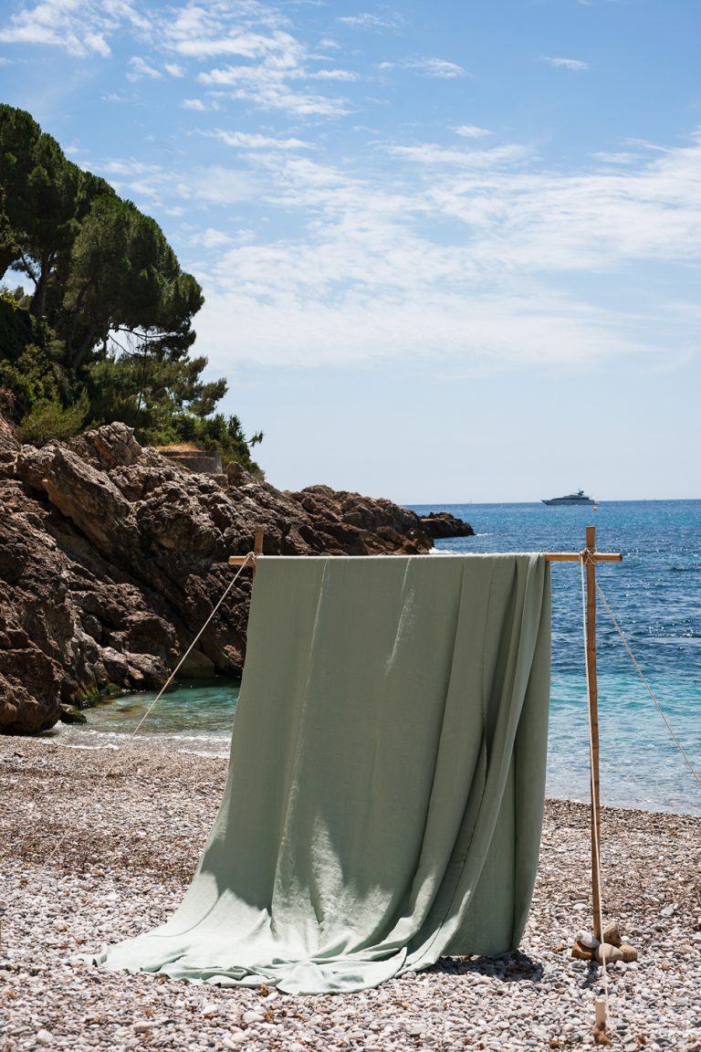 Ткань Dedar Wide Linen Flaubert 006 glacier, фото 4