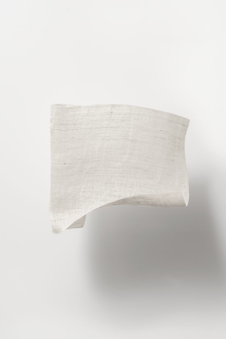 Ткань Dedar Wide Linen Sablé Strié 001 madreperla, фото 2