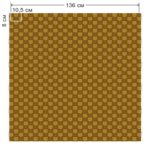 Ткань бархат Fleur-de-lis Light Gold от Daylight & Liontex