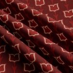 Ткань бархат Fleur-de-lis Ruby от Daylight & Liontex