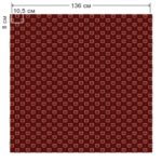 Ткань бархат Fleur-de-lis Ruby от Daylight & Liontex
