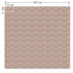 Ткань рогожка Forget-me-not Rose Dust от Daylight & Liontex