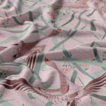 Ткань рогожка Goose Chase Blush от Daylight & Liontex