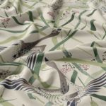 Ткань рогожка Goose Chase Mint Cream от Daylight & Liontex