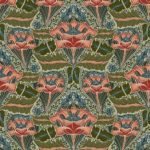Ткань принт Iris Gentle Red от Daylight & Liontex