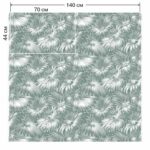 Ткань принт Leafy Shade Fog от Daylight & Liontex