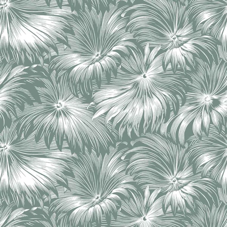 Ткань принт Leafy Shade Fog от Daylight & Liontex