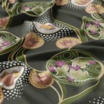 Ткань принт Nouveau Riffle Green от Daylight & Liontex