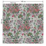 Ткань принт Perfect Garden Young Green от Daylight & Liontex