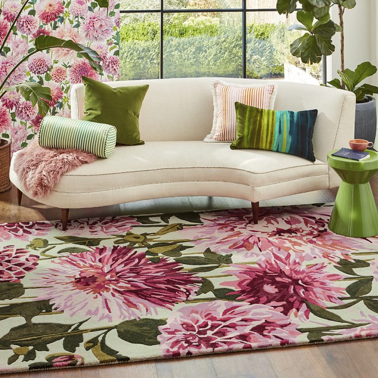 Ковёр Dahlia Fuchsia Palm 142402 — Harlequin