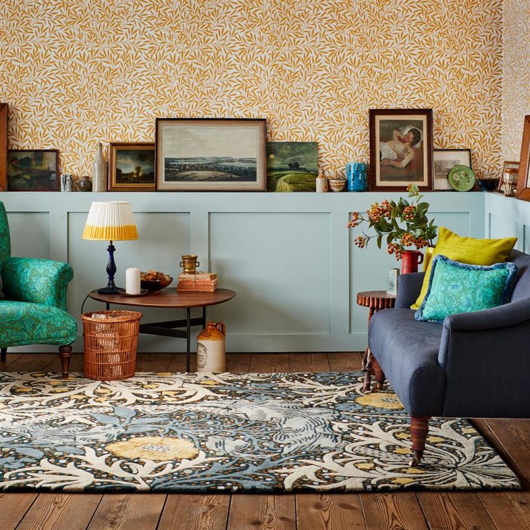 Ковёр Seaweed Teal 127008 — Morris & Co