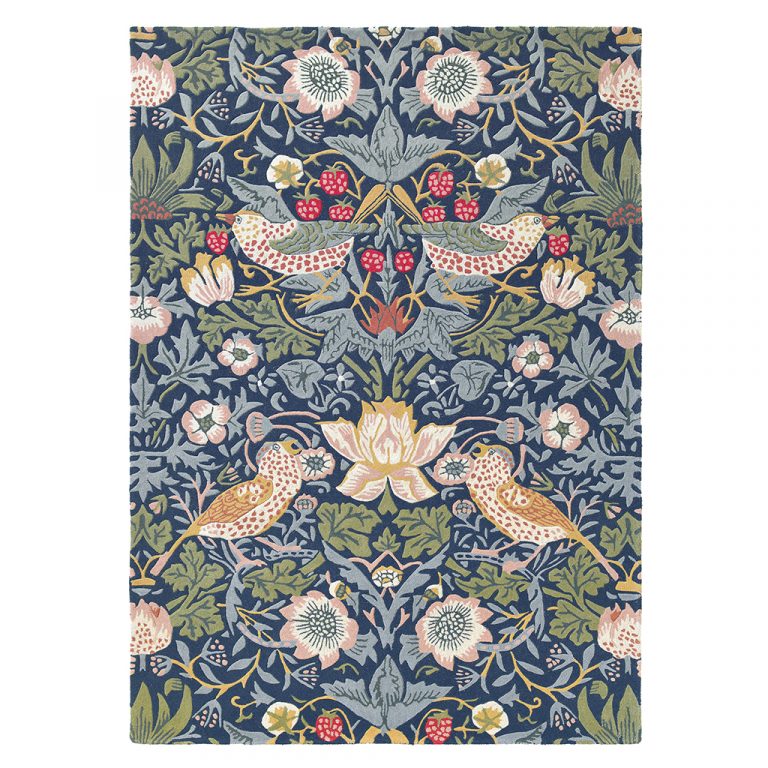 Ковёр Strawberry Thief Indigo 27708 — Morris & Co