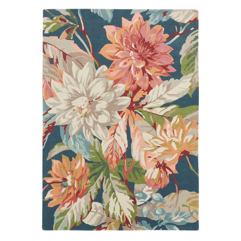 Ковёр Dahlia & Rosehip Teal 50608 — Sanderson