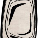 Ковёр - Toulemonde Bochart - Fragment Noir et blanc - 250 x 350