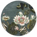 Ковёр Waterlily Midnight Pond Round 38608 — Wedgwood