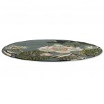 Ковёр Waterlily Midnight Pond Round 38608 — Wedgwood
