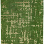 Ковёр из полиэфирного шёлка Бельгия STRUCTURES (LOUIS DE POORTERE)  - 170x240x (STRU_M_9202-PERRIER'S GREEN)