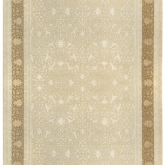 Ковёр ручной работы (Индия), шерсть KING OF AGRA (RAJPUT CARPETS) - 341x439x8 (RAJ14_R_RO8-CRE-GLD)