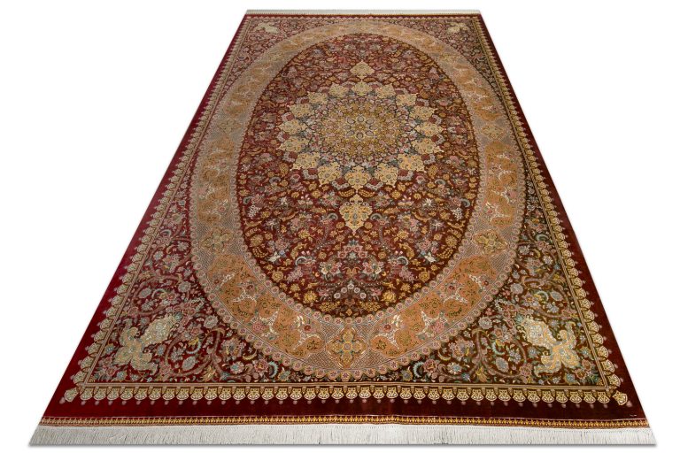 Ковёр ручной работы (Иран), шёлк QOM (FARCO)